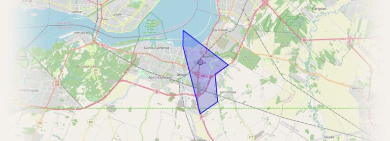 Candiac pest control map