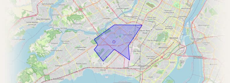 Saint-Laurent pest control map