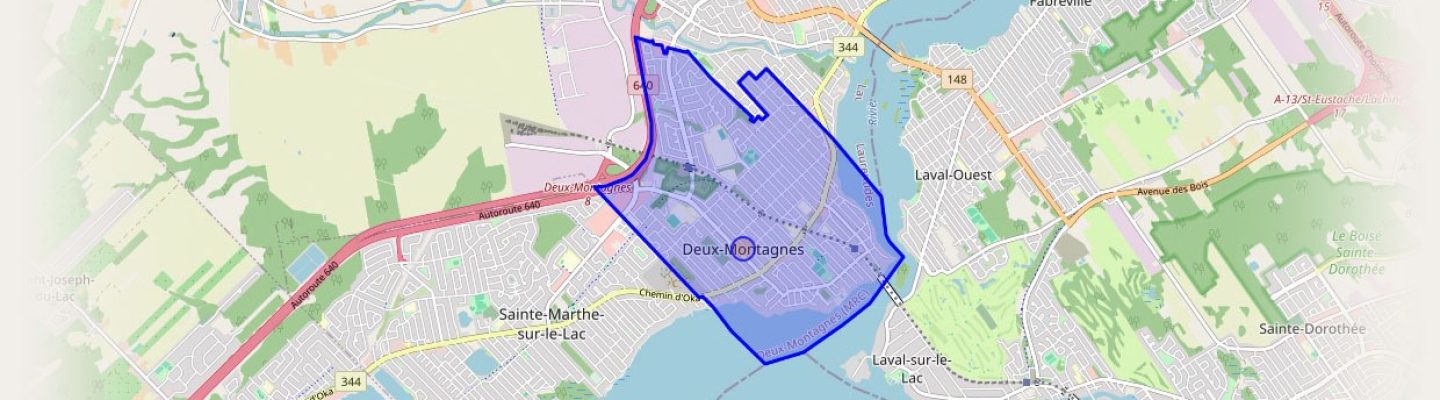 Deux-Montagnes pest control map