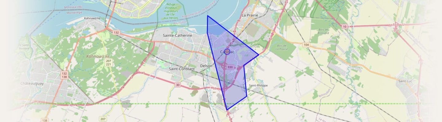 Candiac pest control map