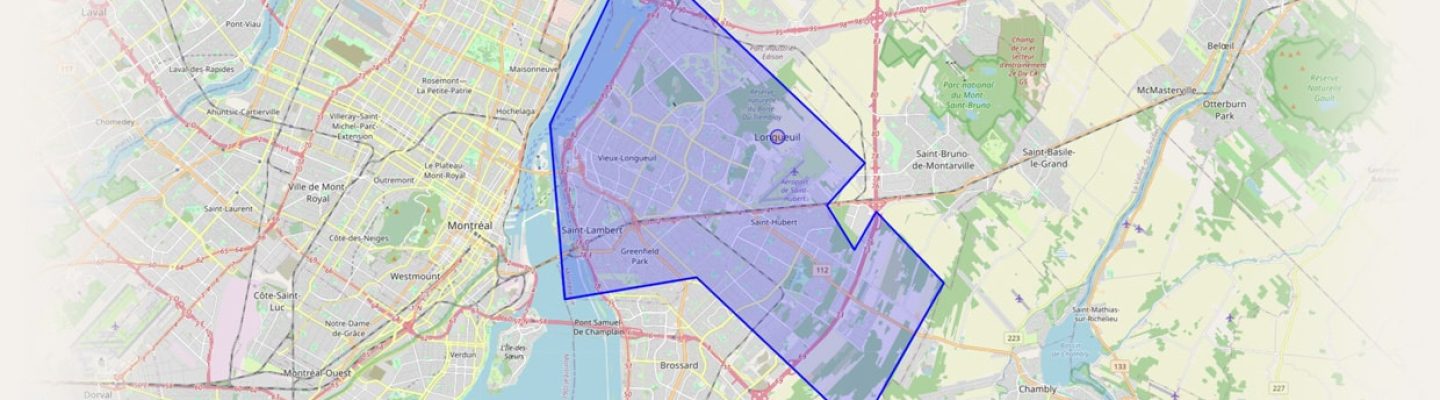 Longueuil pest control map